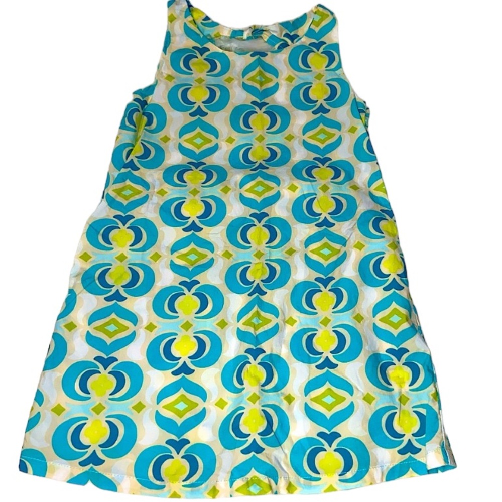 Gap Kids Blue & Green Dress Size Size 4-5